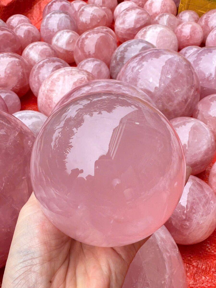 cầu đá thạch anh hồng