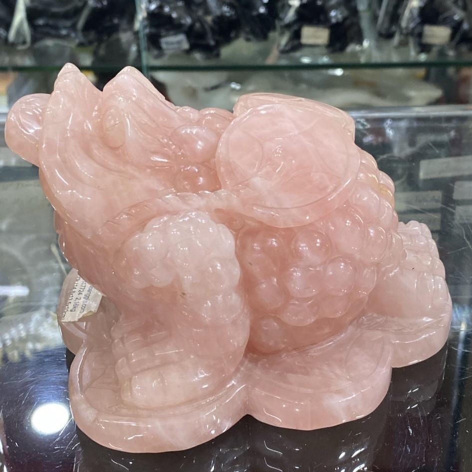 thiềm thừ đá thạch anh hồng