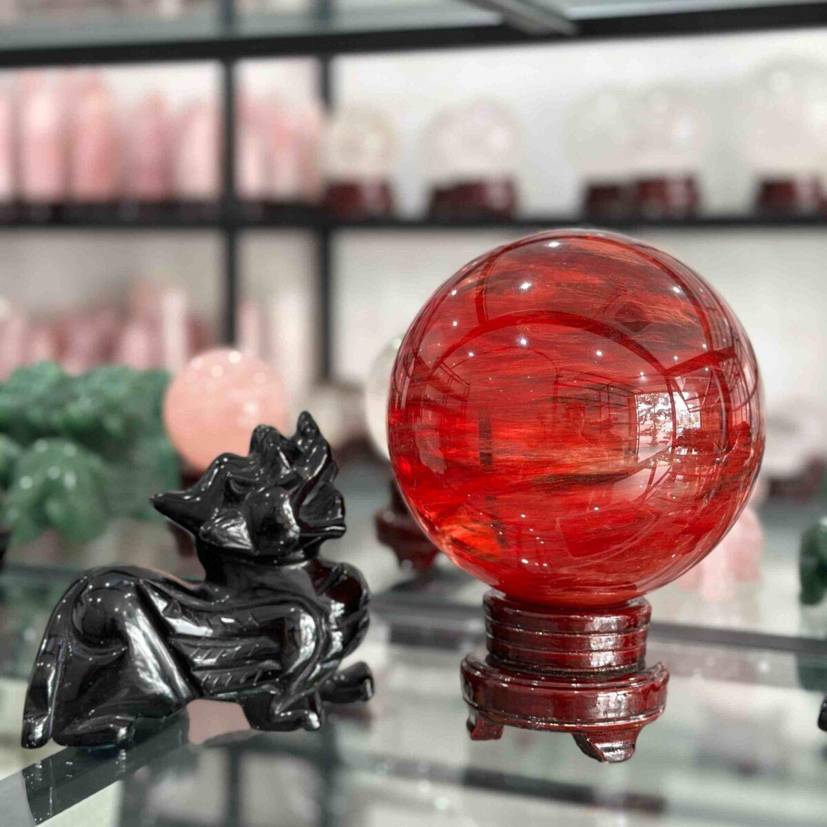 cầu thủy tinh núi lửa