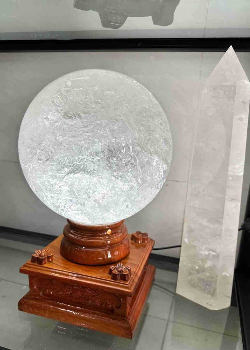 cầu thạch anh trắng