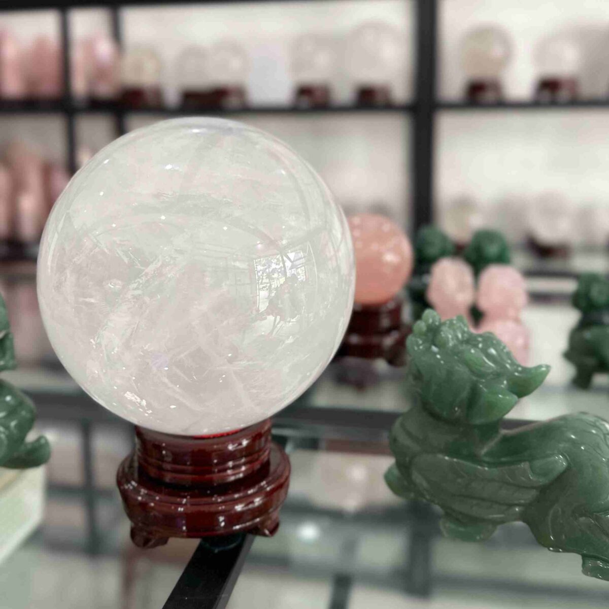 cầu thạch anh trắng