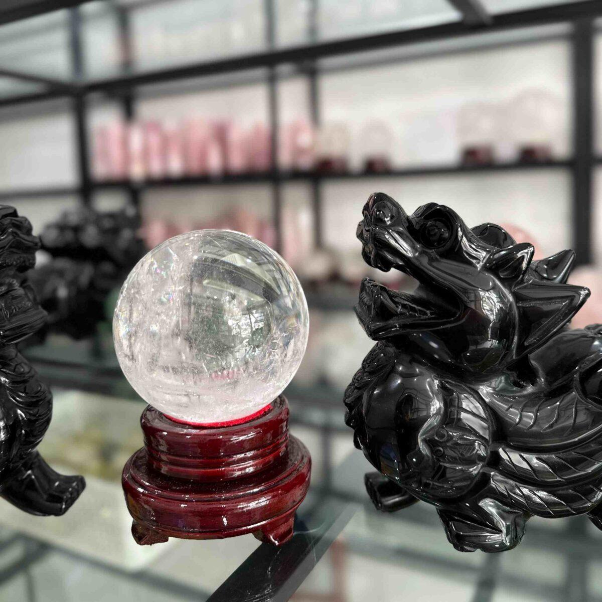 cầu thạch anh trắng